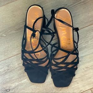 Black Sam Edelman Strappy Heels